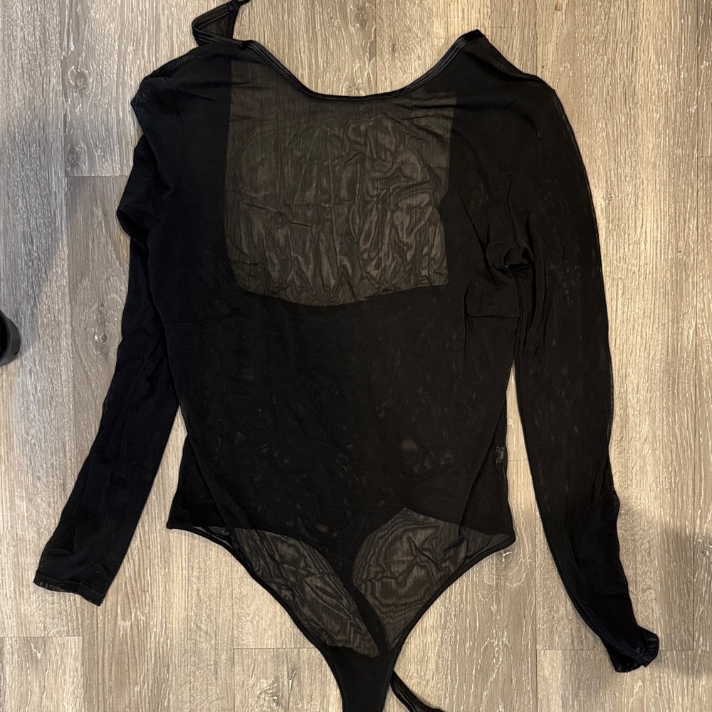 Black Long Sleeve Bodysuit